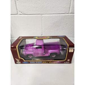 Road Legends 1:8 Collection Die Cast Metal 1953 Ford F-100 Mild Custom. Purple